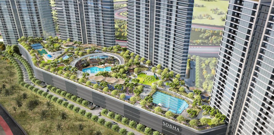 Byt v Sobha Solis Tower A v Dubai, SAE 1 ložnice, 50 m² Č.: 616333