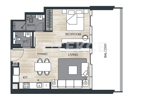 Apartment sa Dubai, UAE 2 silid-tulugan, 119 sq.m. № 619463 - larawan 11