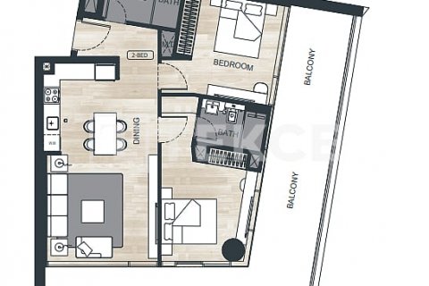 Apartment sa Dubai, UAE 2 silid-tulugan, 119 sq.m. № 619463 - larawan 12