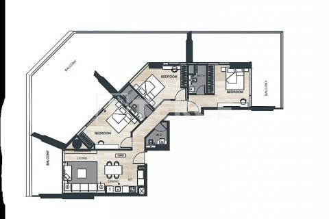 Apartment sa Dubai, UAE 2 silid-tulugan, 119 sq.m. № 619463 - larawan 13