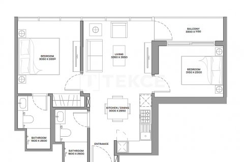 Apartament në Umm Al Quwain, Emiratet e Bashkuara Arabe 1 dhomë gjumi, 47 m2. № 619462 - Foto 12