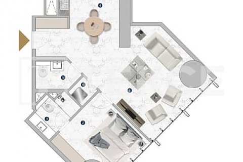 Byt v Dubai Marina, SAE 1 pokoj, 40 m² Č.: 568780 - fotografie 30