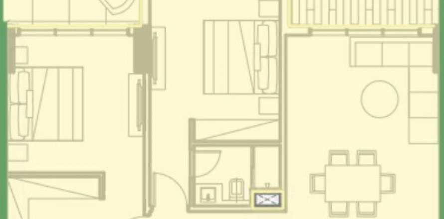 Byt v Dubai, SAE 2 ložnice, 160.7 m² Č.: 411157