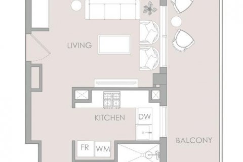 Apartament në Dubai, Emiratet e Bashkuara Arabe 2 dhoma gjumi, 101 m2. № 598575 - Foto 7