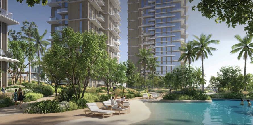 Byt v Emirates Hills, Dubai, SAE 1 ložnice, 77 m² Č.: 599584