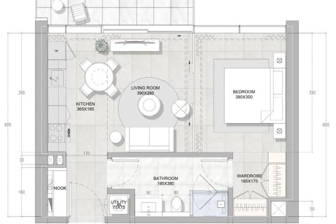 Apartament de vânzare în Mina Al Arab, Ras Al Khaimah, EAU 1 dormitor, 57.78 mp. №617480 - poză 10