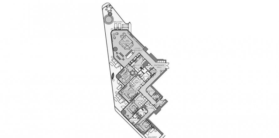 Apartment in Eywa in Business Bay, Dubai, UAE 3 bedrooms, 412.86 sq.m. № 574483