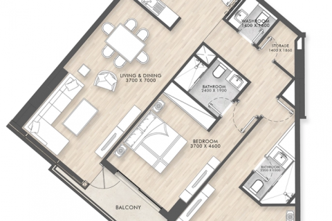 Apartament në Deira, Dubai, Emiratet e Bashkuara Arabe 2 dhoma gjumi, 109 m2. № 623064 - Foto 9
