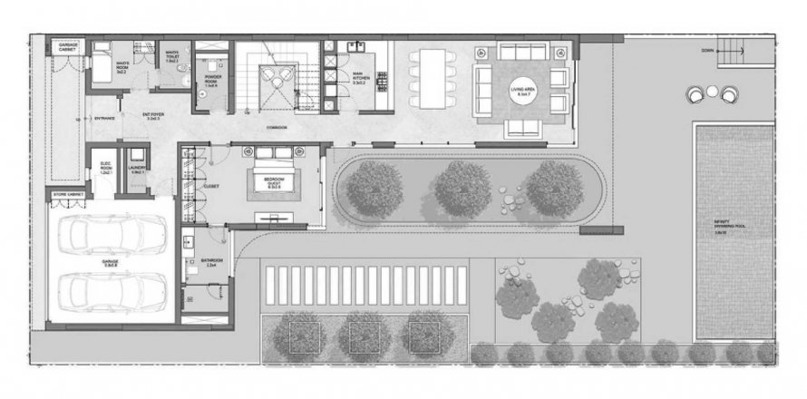 Villa in Umm Al Quwain, VAE: 4 Schlafzimmer, 453.81 m2 Nr. 520223
