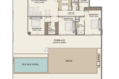 Apartment in Celeste Heights in Al Furjan, Dubai, UAE 3 bedrooms, 357.77  sq.m. № 577512 - photo 2