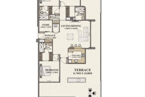 Apartment in Celeste Heights in Al Furjan, Dubai, UAE 3 bedrooms, 441.98  sq.m. № 577513 - photo 2
