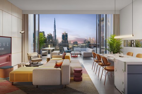 Byt v Rove Home Downtown Dubai v Downtown Dubai (Downtown Burj Dubai), SAE 1 pokoj, 38.68 m² Č.: 578246 - fotografie 1