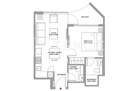 Apartemen di Umm Al Quwain, UEA 2 kamar tidur, 72 m2 nomor 579515 - foto 9