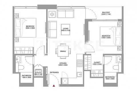 Apartemen di Umm Al Quwain, UEA 2 kamar tidur, 72 m2 nomor 579515 - foto 10