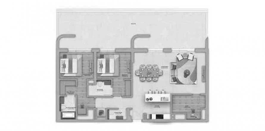 Apartament în Saadiyat Island, Abu Dhabi, EAU 2 dormitoare, 145 mp. №572467
