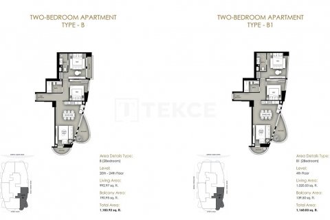 Byt v Dubai Marina, SAE 1 pokoj, 48 m² Č.: 619516 - fotografie 29