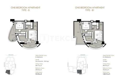 Byt v Dubai Marina, SAE 1 pokoj, 48 m² Č.: 619516 - fotografie 27