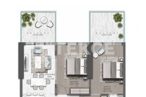 Apartman u DAMAC Hills (Akoya by DAMAC), Dubai, UAE 3 spavaćih soba, 363 m2 Br. 619517 - fotografija 16