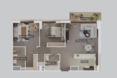 阿联酋 Abu Dhabi Saadiyat Island 待售 : 2 卧, 107 平方米 , 编号615314 - 照片 15