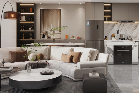 Střešní byt v Majan, Dubai, SAE 4 ložnice, 401 m² Č.: 603922 - fotografie 1