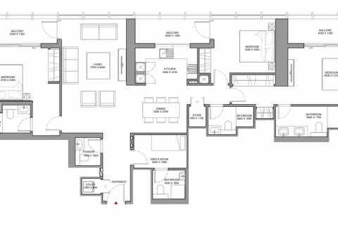 Apartment in Dubai, UAE 3 bedrooms, 174 sq.m. № 598579 - photo 14