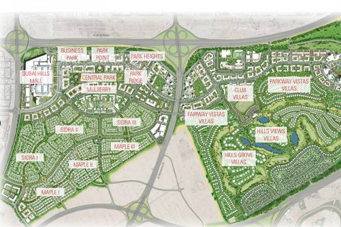 Dubai Hills Estate, Dubai, संयुक्त अरब अमीरात में अपार्टमेंट, 2 बेडरूम, 98.9417 वर्ग मीटर, संख्या 583917 - फ़ोटो 14