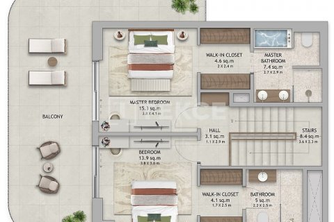 Byt v Dubai Land, SAE 3 ložnice, 186 m² Č.: 577735 - fotografie 25