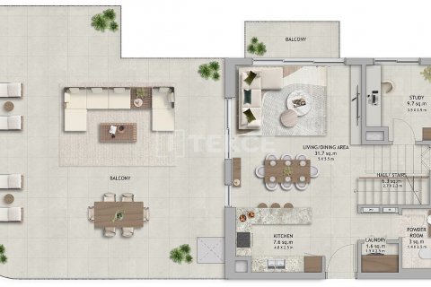Byt v Dubai Land, SAE 3 ložnice, 186 m² Č.: 577735 - fotografie 24
