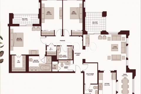 Apartment in Old Town, Dubai, UAE 3 bedrooms, 183 sq.m. № 627532 - photo 13