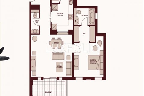 Apartment in Old Town, Dubai, UAE 1 bedroom, 90 sq.m. № 627492 - photo 13