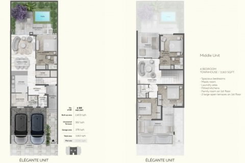 Řadový dům v Dubai, SAE 4 ložnice, 187.6 m² Č.: 548115 - fotografie 27