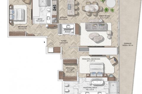 Apartment in Mr.C Residences Downtown in City Walk, Dubai, UAE 2 bedrooms, 207 sq.m. № 578602 - photo 2