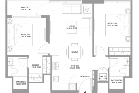 Apartment in Umm Al Quwain, UAE 2 bedrooms, 72 sq.m. № 599554 - photo 8