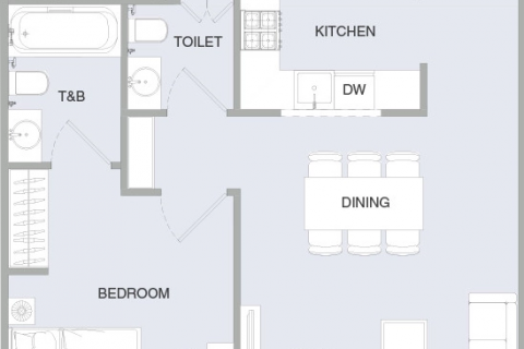 Byt v Dubai, SAE 1 ložnice, 79 m² Č.: 599556 - fotografie 21