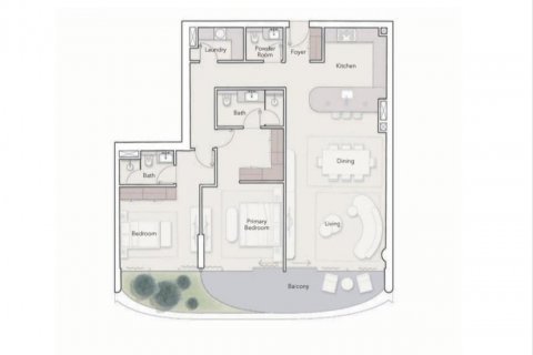 آپارتمان برای فروش در  Palm Jumeirah، Dubai، امارات متحده عربی  2 خوابه ، 153 متر مربع ، شماره 619745 - تصویر 2