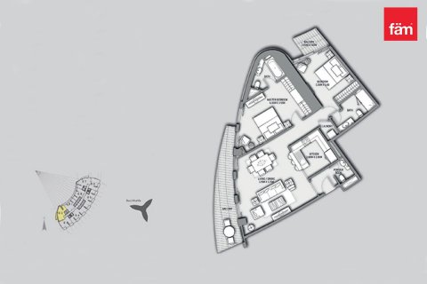 Byt v Downtown Dubai (Downtown Burj Dubai), SAE 2 ložnice, 136.3 m² Č.: 580889 - fotografie 28