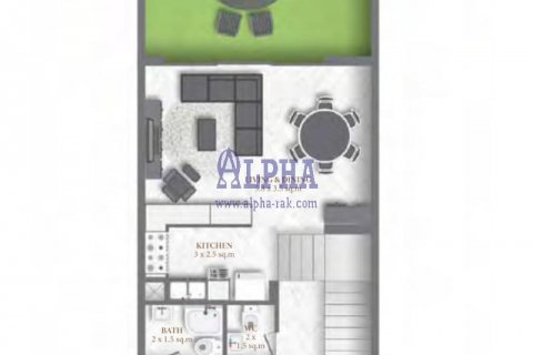 Townhouse sa Al Hamra Village, Ras Al Khaimah, UAE 2 silid-tulugan, 122.9 sq.m. № 633104 - larawan 9