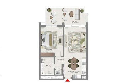 Apartment in Dubai, UAE 1 bedroom, 92.1 sq.m. № 580849 - photo 14