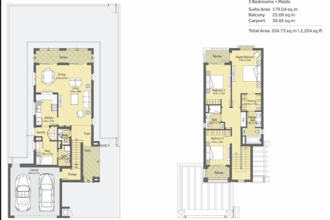 Vilë në Dubai, Emiratet e Bashkuara Arabe 3 dhoma gjumi, 325 m2. № 586419 - Foto 29