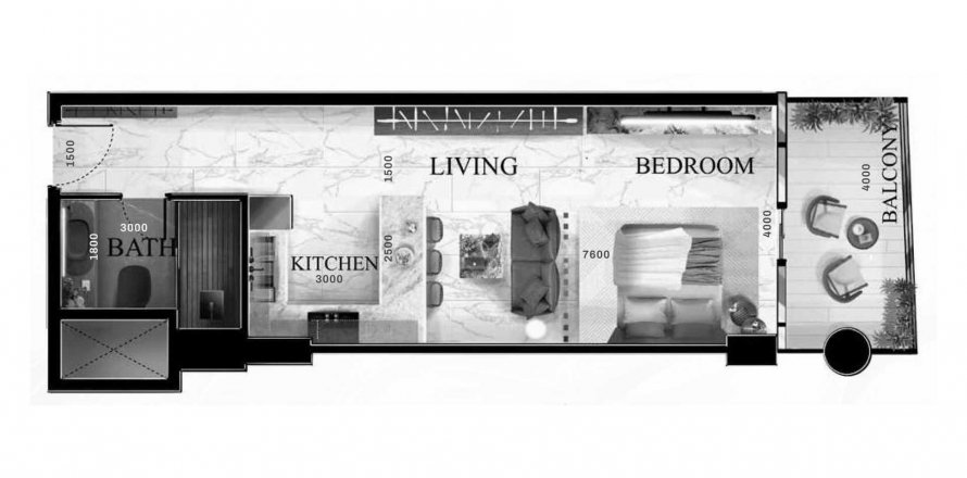 Apartment in Radiant Elite in Al Reem Island, Abu Dhabi, UAE 1 bedroom, 60 sq.m. № 623743