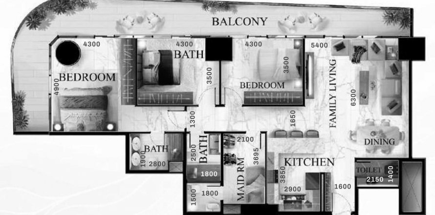 Apartment in Radiant Elite in Al Reem Island, Abu Dhabi, UAE 3 bedrooms, 188 sq.m. № 623747