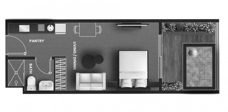 Floor plan in VINCITORE AQUA FLORA
