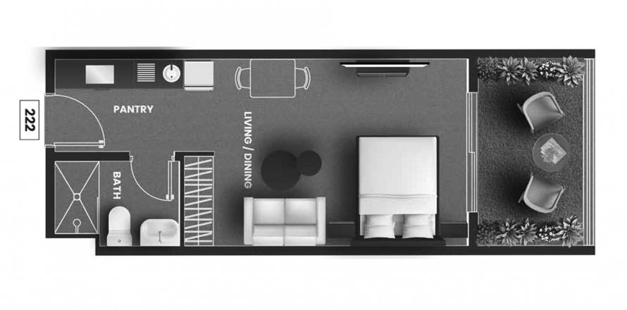 Floor plan in VINCITORE AQUA FLORA