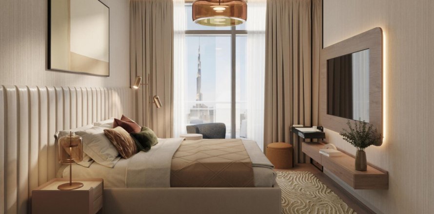 Квартира в DoubleTree by Hilton Residences в Аль-Сатва, Дубай, ОАЭ 3 комнаты, 131.42м2 № 616342
