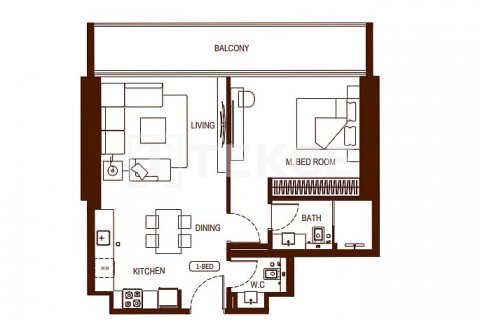 Byt v Dubai Science Park, SAE 2 ložnice, 103 m² Č.: 569470 - fotografie 19