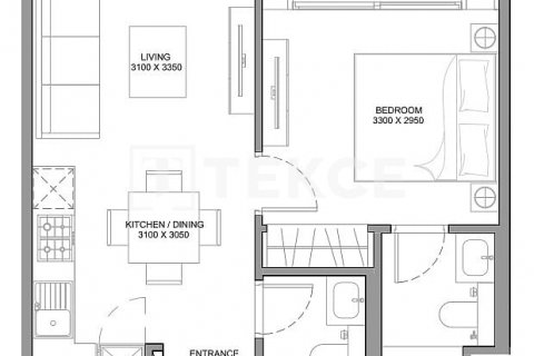 Apartment in Umm Al Quwain, UAE 1 bedroom, 47 sq.m. № 619465 - photo 15