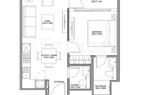 Byt v Umm Al Quwain, SAE 1 ložnice, 47 m² Č.: 619464 - fotografie 10