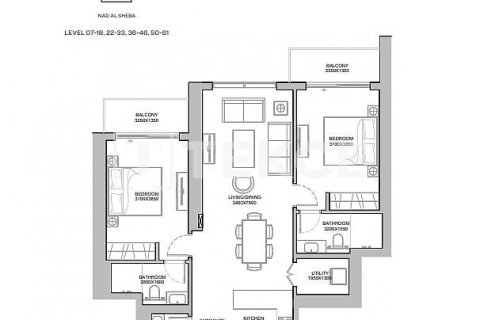 Byt v Meydan, Dubai, SAE 2 ložnice, 108 m² Č.: 619466 - fotografie 13