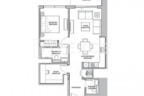 Byt v Meydan, Dubai, SAE 2 ložnice, 108 m² Č.: 619466 - fotografie 12