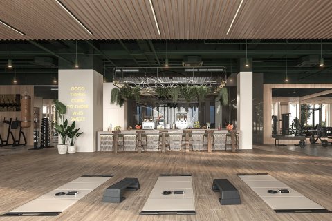 Byt na Yas Island, Abu Dhabi, SAE 1 ložnice, 80 m² Č.: 615500 - fotografie 17